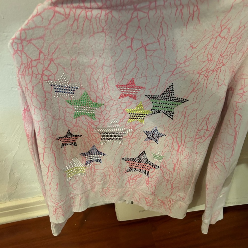 Girls butter jacket with stars size 8